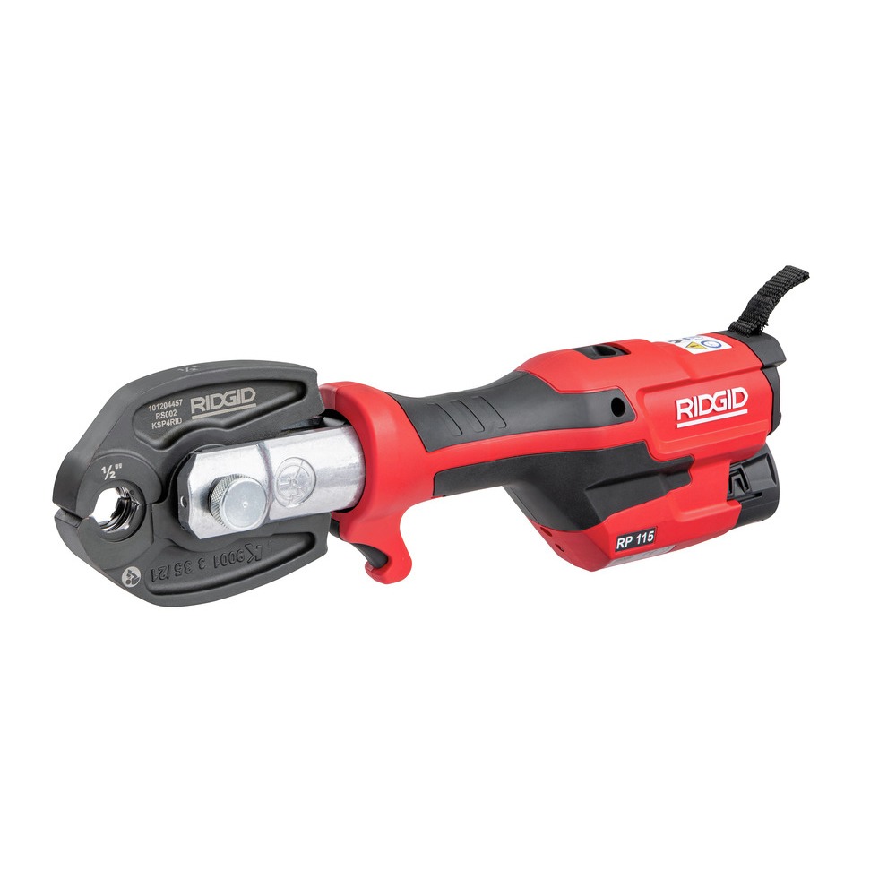 Ridgid RP 115 Lithium-Ion Cordless Mini Press Tool with ProPress Jaws ...