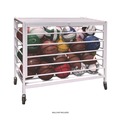 Office Filing Cabinets & Shelves | Champion Sports EBLXX 23 in. x 45 in. x 32 in. 264 lb Capacity Economy Locking Ball Carrier - White image number 4