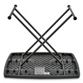 Office Jansan | Iceberg 65491 IndestrucTable 30 in. x 20 in. x 25 in. - 28 in. Classic Personal Folding Table - Charcoal image number 4