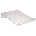 Office Jansan | Victor LS125 9 in. x 11 in. x 2 in. Large Angled Acrylic Calculator Stand - Clear image number 1