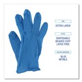 Disposable Gloves | Boardwalk 395XLCTA 5 mil Disposable General-Purpose Powder-Free Nitrile Gloves - X-Large, Blue (1000/Carton) image number 7