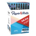 Pens | Paper Mate 2013311 Medium 1 mm InkJoy 50ST Stick Ballpoint Pen - Black Ink/Clear Barrel (60/Pack) image number 0