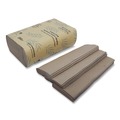 Cleaning & Janitorial Supplies | World Centric TWPAMF 9 in. x 9 in. 1-Ply 100% PCW Recycled Paper Towels - Natural (4000/Carton) image number 0