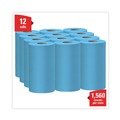  | WypAll 35411 X60 9.8 in. x 13.4 in. Cloths - Small, Blue (130/Roll, 12 Rolls/Carton) image number 2
