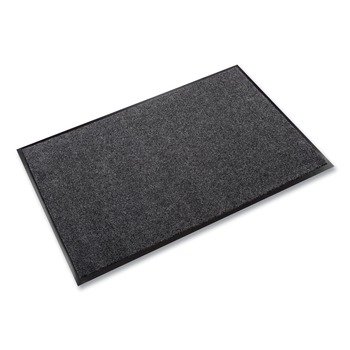 Crown EcoStep 36 in. x 48 in. Rectangular Wiper Mat - Charcoal
