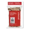 Office Jansan | Universal UNV01107 0.06 in. Gauge Size 107 Rubber Bands - Beige (40/Pack) image number 3