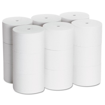 TOILET PAPER | Georgia Pacific Professional 19378 Coreless 2-Ply Bath Tissue - White (18 Rolls/Carton, 1500 Sheets/Roll)