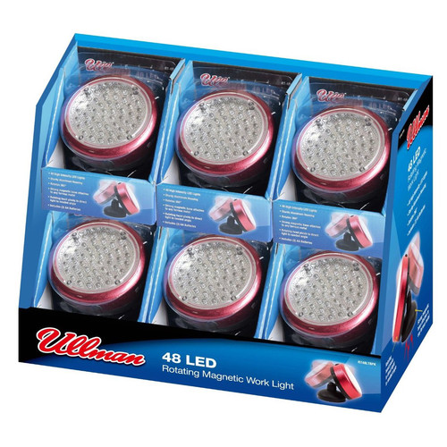 Work Lights | Ullman Devices RT48LT6PK Rotating Magnetic 48 LED Work Lights (6-Pack) image number 0