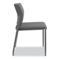  | HON HSGS6.N.B.CU10.CBK Accommodate Series 23.5 in. x 22.25 in. x 31.5 in. Guest Chair - Black Seat/Back/Textured Black Base (2/Carton) image number 2