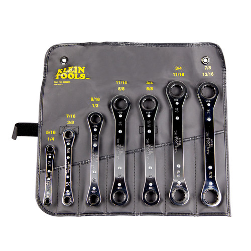 Ratcheting Wrenches | Klein Tools 68222 7-Piece Ratcheting Box Wrench Set image number 0