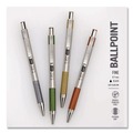 Pens | Zebra 27294 F-301 Signature Series Earthy Tones Fine 0.7 mm. Retractable Ballpoint Pen - Black Ink/Terracotta Barrel (4/Pack) image number 4