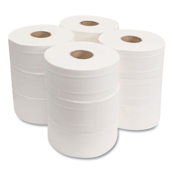 Morcon Paper 2-Ply Septic Safe 17 ft. Bath Tissues - Jumbo, White (12 Rolls/Carton)