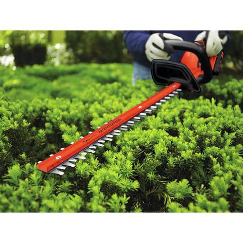 Black Decker 40V MAX Cordless Lithium Ion 24 in. Dual Action Hedge Trimmer Tool Only