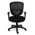 OIF OIFVS4717 250 lbs. Capacity 17.91 - 21.45 in. Seat Height Swivel/Tilt Mesh Mid-Back Task Chair - Black image number 5