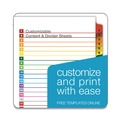 Mothers Day Sale! Save an Extra 10% off your order | Cardinal 60118 31 Tab 1 - 31 Letter Traditional Onestep Index System - Multicolor (31/Set) image number 3