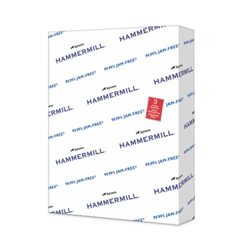 Office Jansan | Hammermill 10503-1 3 Hole 20 lbs. 8.5 in. x 11 in. 92 Bright Copy Plus Print Paper - White (500/Ream) image number 0