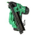 Finish Nailers | Metabo HPT NT1865DAAM 18V MultiVolt Lithium-Ion Brushless 15-Gauge Cordless Angled Finish Nailer Kit (2 Ah) image number 3