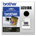  | Brother LC51BK LC51BK Innobella 500 Page-Yield Ink - Black image number 2