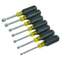 Hand Tool Sets | Klein Tools 631M 7-Piece 3 in. Shaft Magnetic Nut Driver Set image number 3