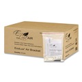 Cleaning & Janitorial Supplies | Diversified Hospitality Solutions AIR01BR2 EcoLux 1.19 in. x 0.44 in. x 5.69 in. Single Air Dispenser Bracket - White (24/Carton) image number 1