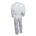 Bib Overalls | Ansell 44304 A40 Coveralls - X-Large, White (25/Carton) image number 2