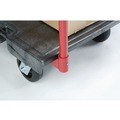 Utility Carts | Rubbermaid Commercial FG440300BLA 24 in. x 36 in. 1000 lbs. Capacity Heavy-Duty Platform Truck Cart - Black image number 3