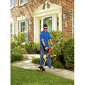 String Trimmers | Black & Decker LST300 20V MAX Cordless Lithium-Ion 12 in. Straight Shaft String Trimmer image number 3