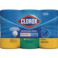 Office Jansan | Clorox 30208 7 in. x 8 in. 1-Ply Disinfecting Wipes - White Fresh Scent/Citrus Blend (4/Carton) image number 1
