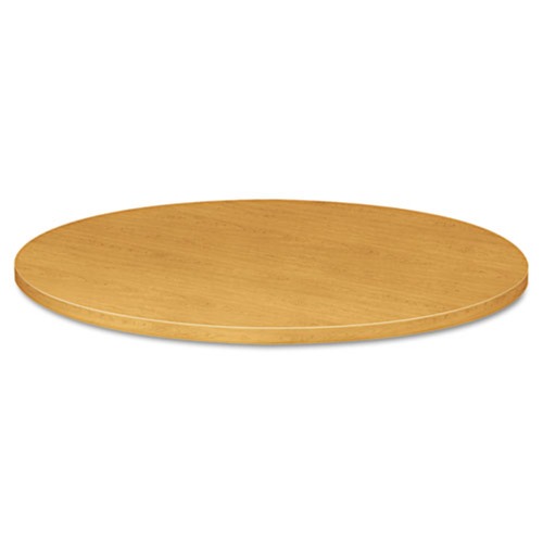HON HTLD42.GC.N.C Preside Flat Edge 42 in. x 42 in. x 1.13 in. Round Laminate Table Top - Harvest image number 0