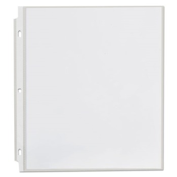 Universal UNV21125 Standard Top-Load Poly Sheet Protectors - Letter, Clear (100/Box)