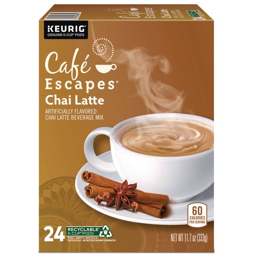 Office Jansan | Cafe Escapes 5000330124 K-Cups - Chai Latte (24/Box) image number 0