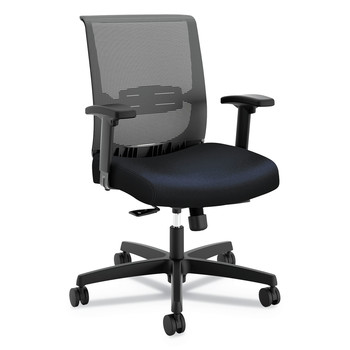 HON HONCMY1ACU98 Convergence 275 lbs. Capacity Synchro-Tilt Mid-Back Task Chair - Navy/Black