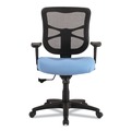 Office Chairs | Alera ALEEL42BME70B 17.9 in. to 21.8 in. Seat Height Elusion Series Mesh Mid-Back Swivel/Tilt Chair Supports Up to 275 lbs. - Light Blue image number 2