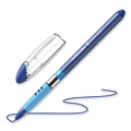 Office & Office Supplies | Schneider 151103 Slider Basic Medium 0.8 millimeter Stick Ballpoint Pen - Blue Ink/Barrel (10/Box) image number 1