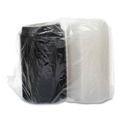 Food Service | SOLO 809011-PP94 OctaView 9.55 in. x 9.1 in. x 3 in. 31 oz. Plastic Hinged-Lid Hot Food Containers - Black/Clear (100/Carton) image number 3
