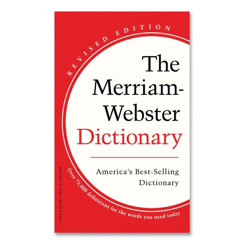 Office Jansan | Merriam Webster MER295-2 960 Pages Revised Edition Paperback The Merriam-Webster Dictionary image number 0