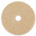 Cleaning Cloths | Boardwalk BWK4019NHE 19 in. Diameter Natural Hog Hair Burnishing Floor Pads - Beige (5/Carton) image number 1