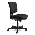 Office Jansan | HON H5701.SB11.T Volt Series 250 lbs. Capacity 18 in. to 22.25 in. Seat Height Leather Task Chair - Black image number 4