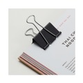 Office Jansan | Universal UNV10200VP Binder Clips in Zip-Seal Bag - Small, Black/Silver (144/Pack) image number 6