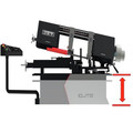 Band Saws | JET 891020 EHB-8VSM 8 x 13 Variable Speed Mitering Bandsaw image number 1