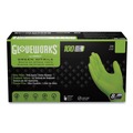 Disposable Gloves | Ammex GWGN48100 8 mil Heavy-Duty Industrial Powder-Free Nitrile Gloves - X-Large, Green (1000/Carton) image number 0