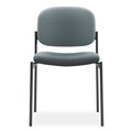 Office Chairs | HON HVL606.VA19 21.25 in. x 21 in. x 32.75 in. Fabric Upholstery Stacking Guest Chair without Arms - Charcoal image number 1