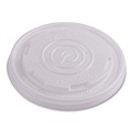 Food Trays, Containers, and Lids | Eco-Products EP-ECOLID-SPS 8 oz. World Art PLA-Laminated Soup Container Lids - Translucent (1000/Carton) image number 0