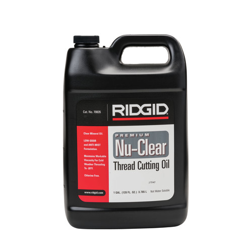Cutter Oils | Ridgid 70835 1 Gallon Nu-Clear Thread Cutting Oil image number 0