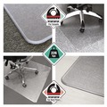 Office Jansan | Floortex ECM121525ER Cleartex MegaMat 46 in. x 60 in. Heavy-Duty Polycarbonate Mat for Hard Floor/All Carpet - Clear image number 8