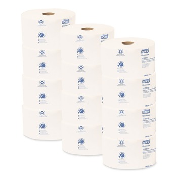 Tork Universal 2-Ply Septic Safe High Capacity Bath Tissue w/OptiCore - White (12/Carton)