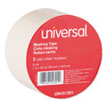  | Universal UNV51301 3 in. Core 24 mm x 54.8 mm General Purpose Masking Tape - Beige (3/Pack) image number 0