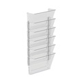 Office Jansan | Storex 70245U06C 13 in. x 4 in. x 14 in. Wall File - Letter Size, Clear (3/Pack) image number 2