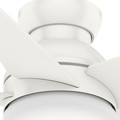 Ceiling Fans | Casablanca 59350 44 in. Isotope Fresh White Ceiling Fan with Light and Wall Control image number 5