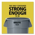 Trash & Waste Bins | Rubbermaid Commercial FG263273BLUE Brute 32 Gallon Polyethylene Recycling Container - Blue image number 5